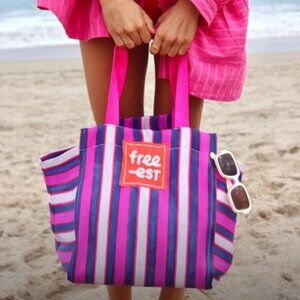 Free People Women's free-est Striped Beach Tote Bag